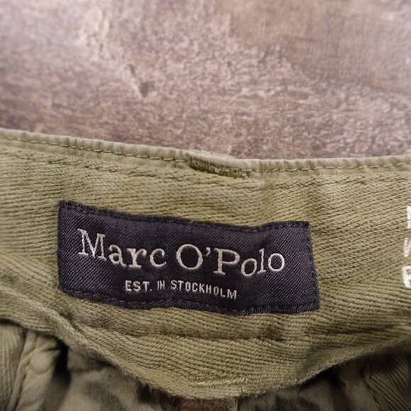 Marc O'polo chino shorts regular fit men's 32 green organic cotton - Picture 2 of 9